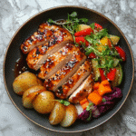best chicken teriyaki sides served in elegant kitchen