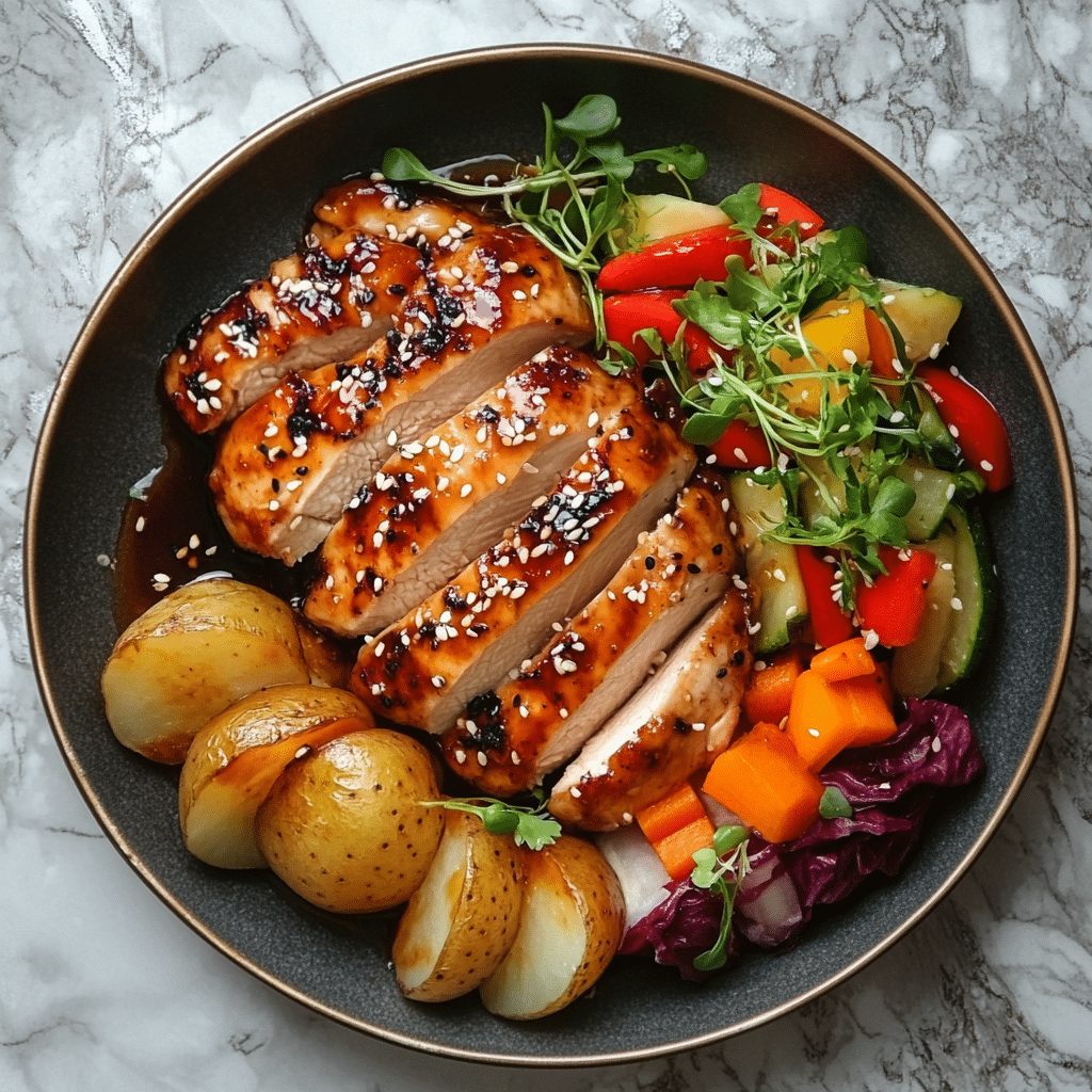 best chicken teriyaki sides served in elegant kitchen