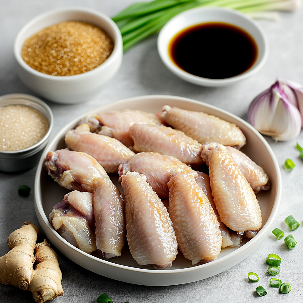 ingredients for air fryer teriyaki chicken wings