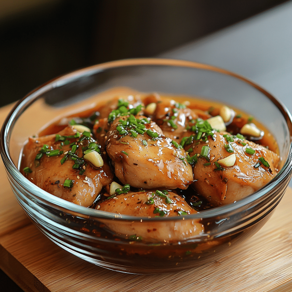 Marinating chicken for Panda Express teriyaki chicken
